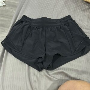 Lululemon Athletica Black Athletic Shorts Lightweight Moisture-Wicking
